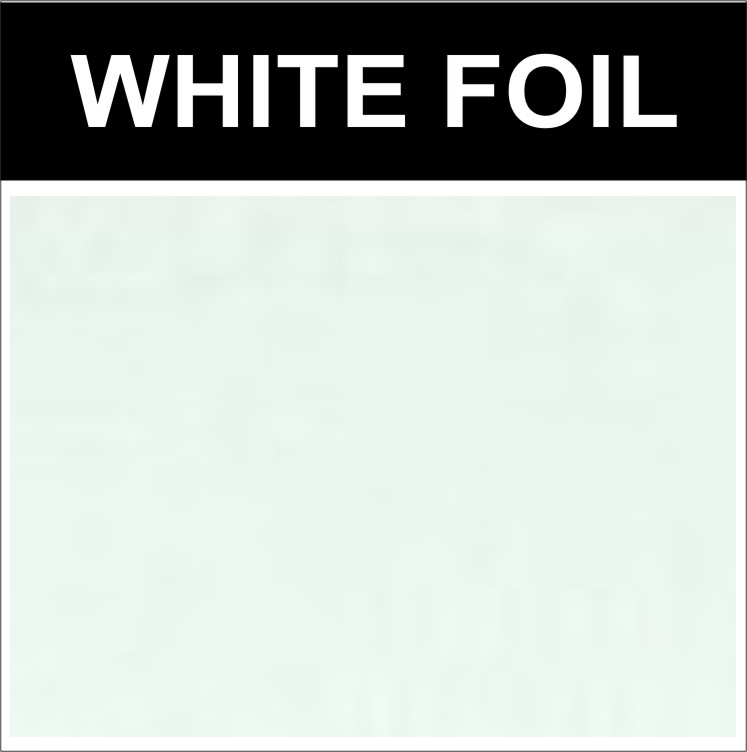 Sticker Foil - White